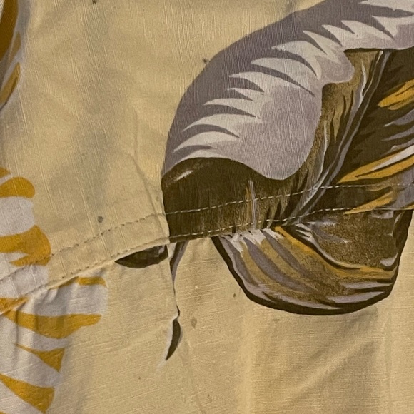 John Severson Kahala Men’s Hawaiian shirt Button Front Stained Size XL Rayon - Picture 5 of 11